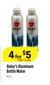 Raley's Aluminum Bottle Water