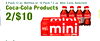 8 Pack 12 oz Bottles of 10 Pack 7.5 oz Mini Cans Selected Coca-Cola Products 2/$10 mini - mini - 10