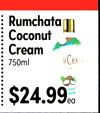 Rumchata Coconut Cream 750ml RUM CHATA $24.99 ea