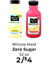 Minute Maid Minute Maid zerosugar zerosugar LEMONADE Minute Maid Zero Sugar 52 oz 2/$4