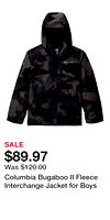 Columbia Bugaboo II Fleece Interchange Jacket for Boys