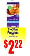 pancakes Food Club Pancakes 12 ct $222