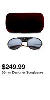 56mm Designer Sunglasses