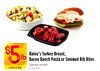 Raley's Turkey Breast, Bacon Ranch Pasta or Smoked Rib Bites