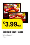 Ball Park Beef Franks