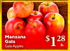 Manzana Gala $ 1 28 lb. Gala Apples