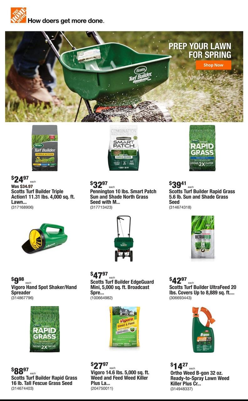 home depot weekly ad