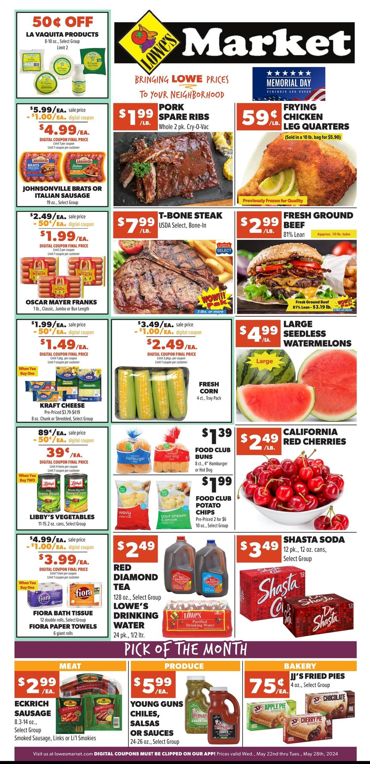 Lowe's Market weekly ad - page 1