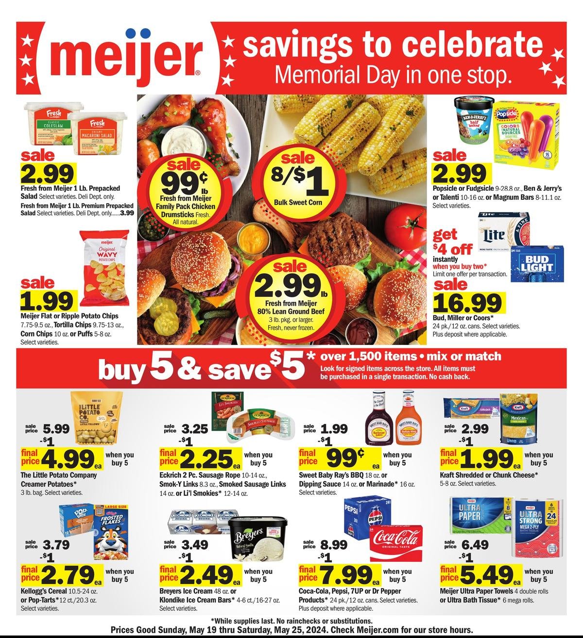 Meijer weekly ad - page 1