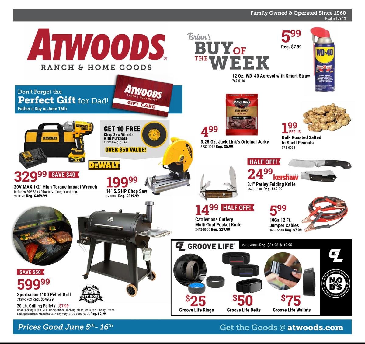 Atwoods Ranch & Home weekly ad - page 1