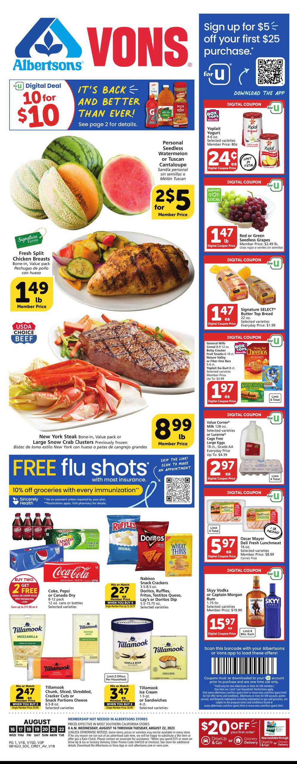 vons weekly ad