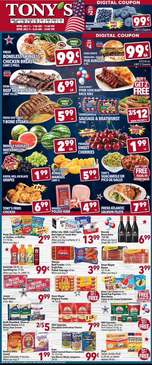 tony's fresh market weekly ad