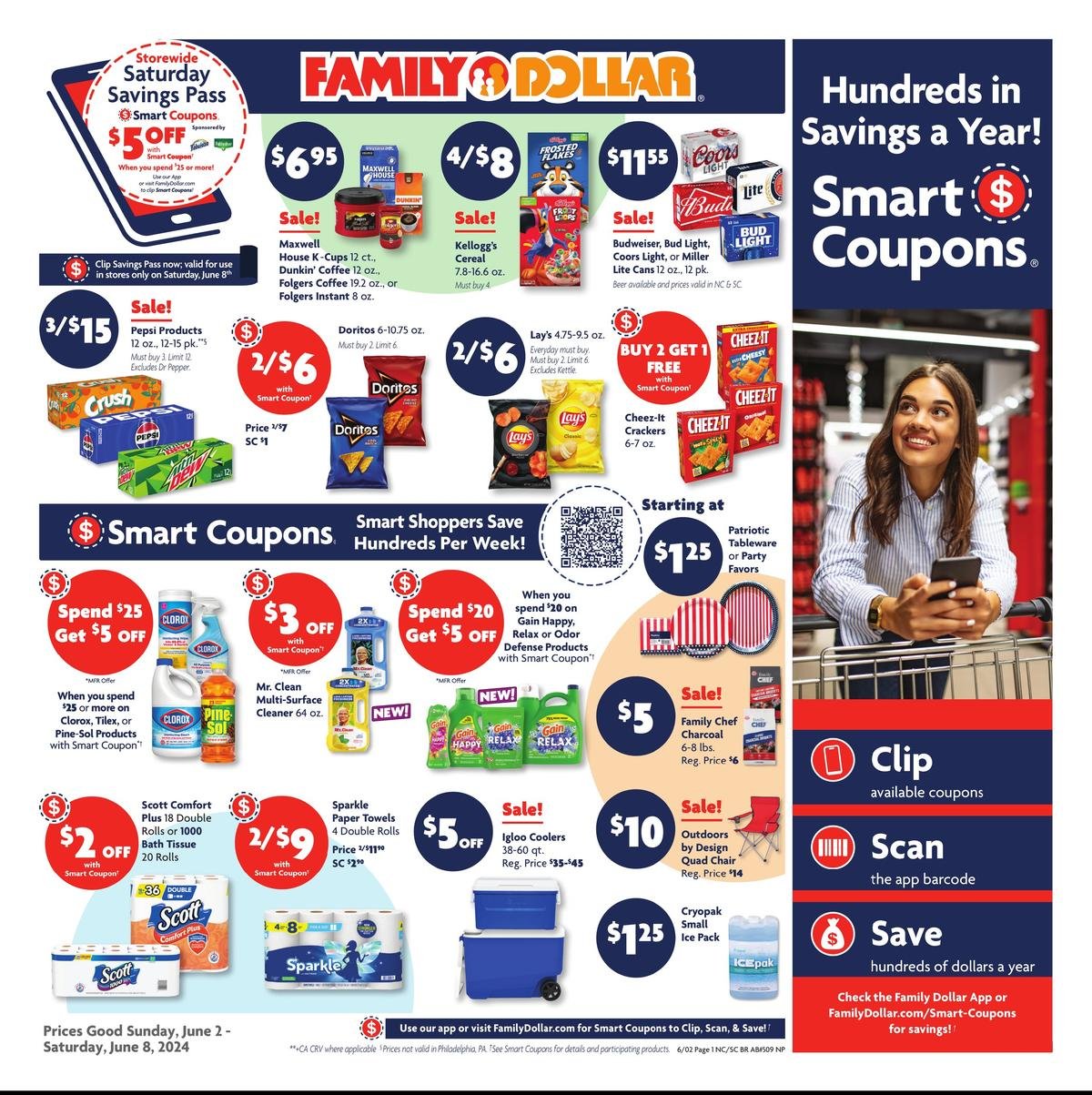 Family Dollar weekly ad - page 1