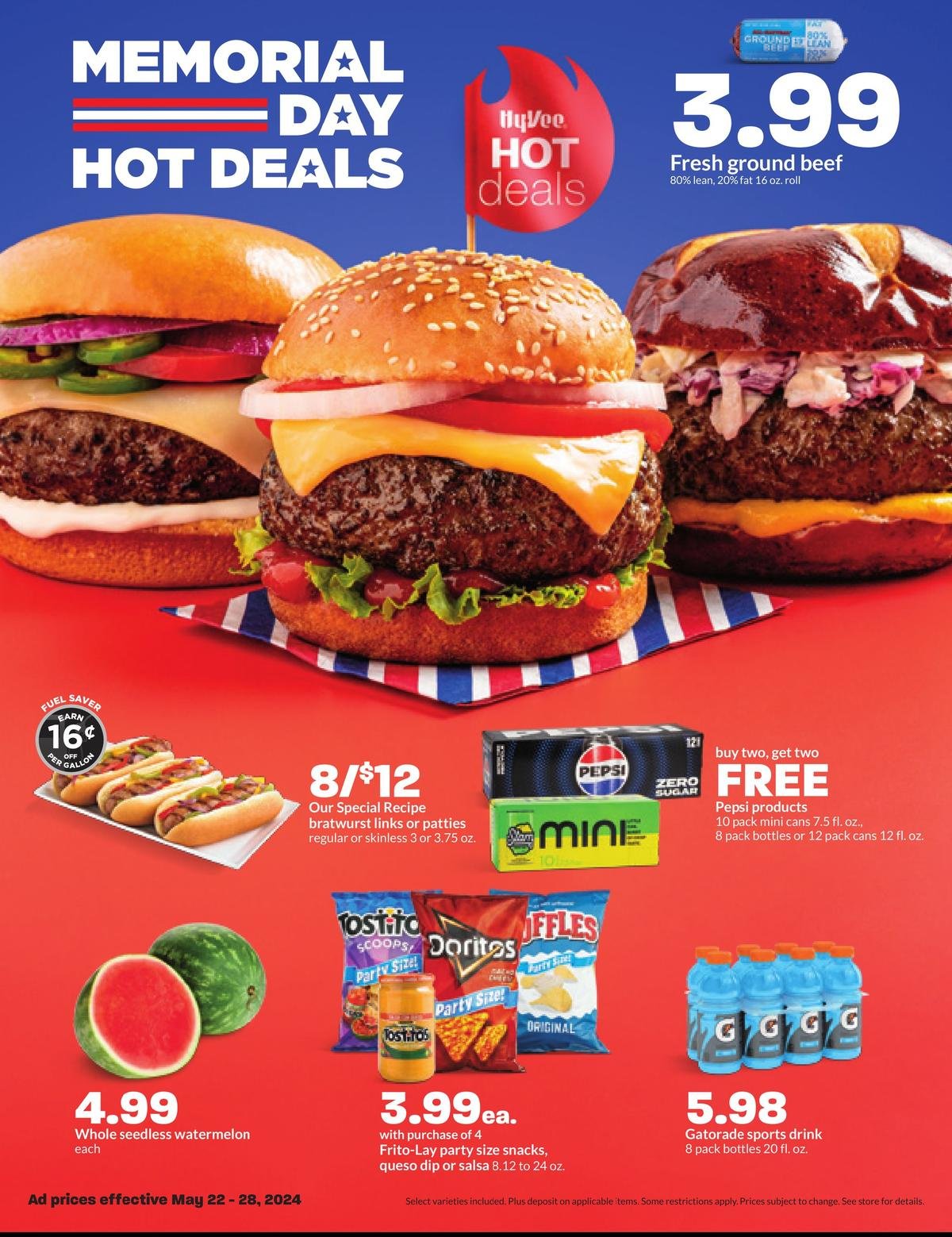 Hy Vee weekly ad - page 1
