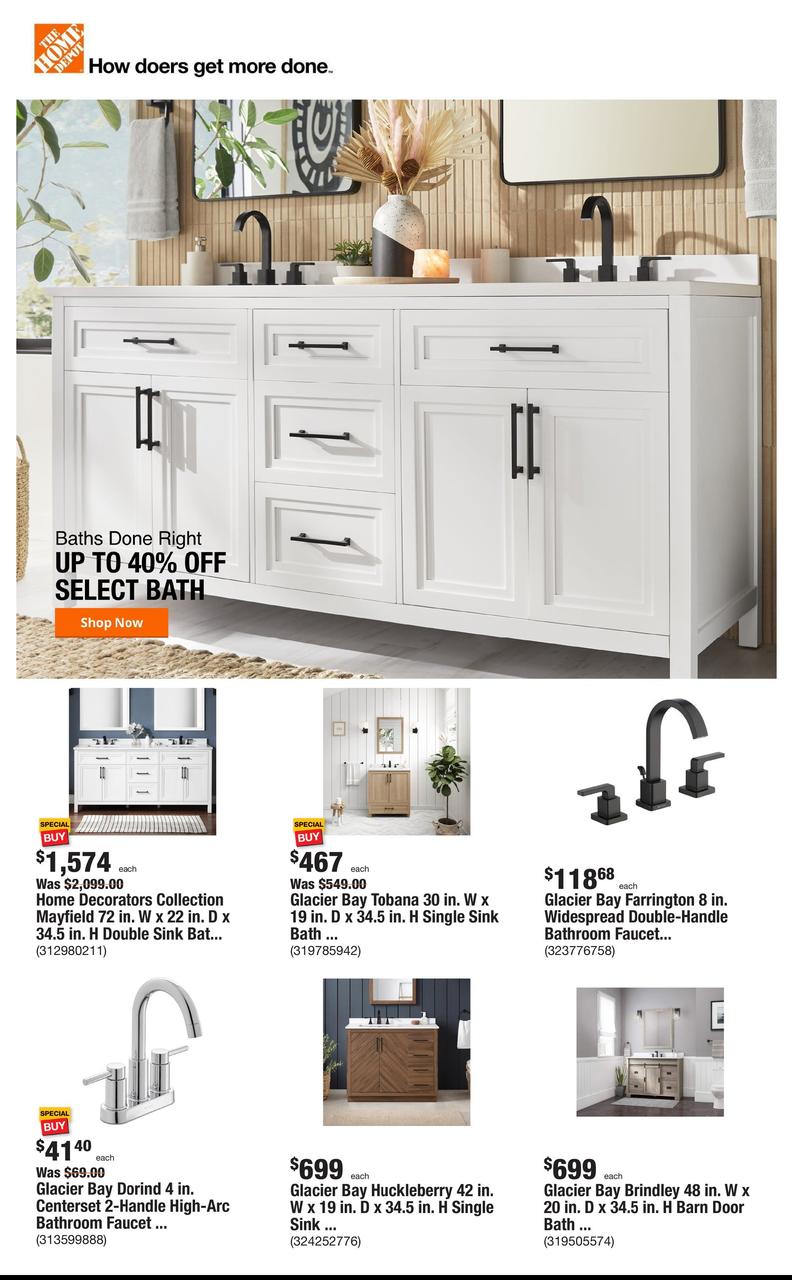 home depot weekly ad