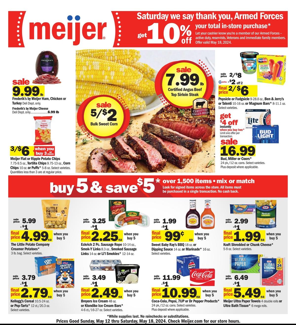 Meijer weekly ad - page 1