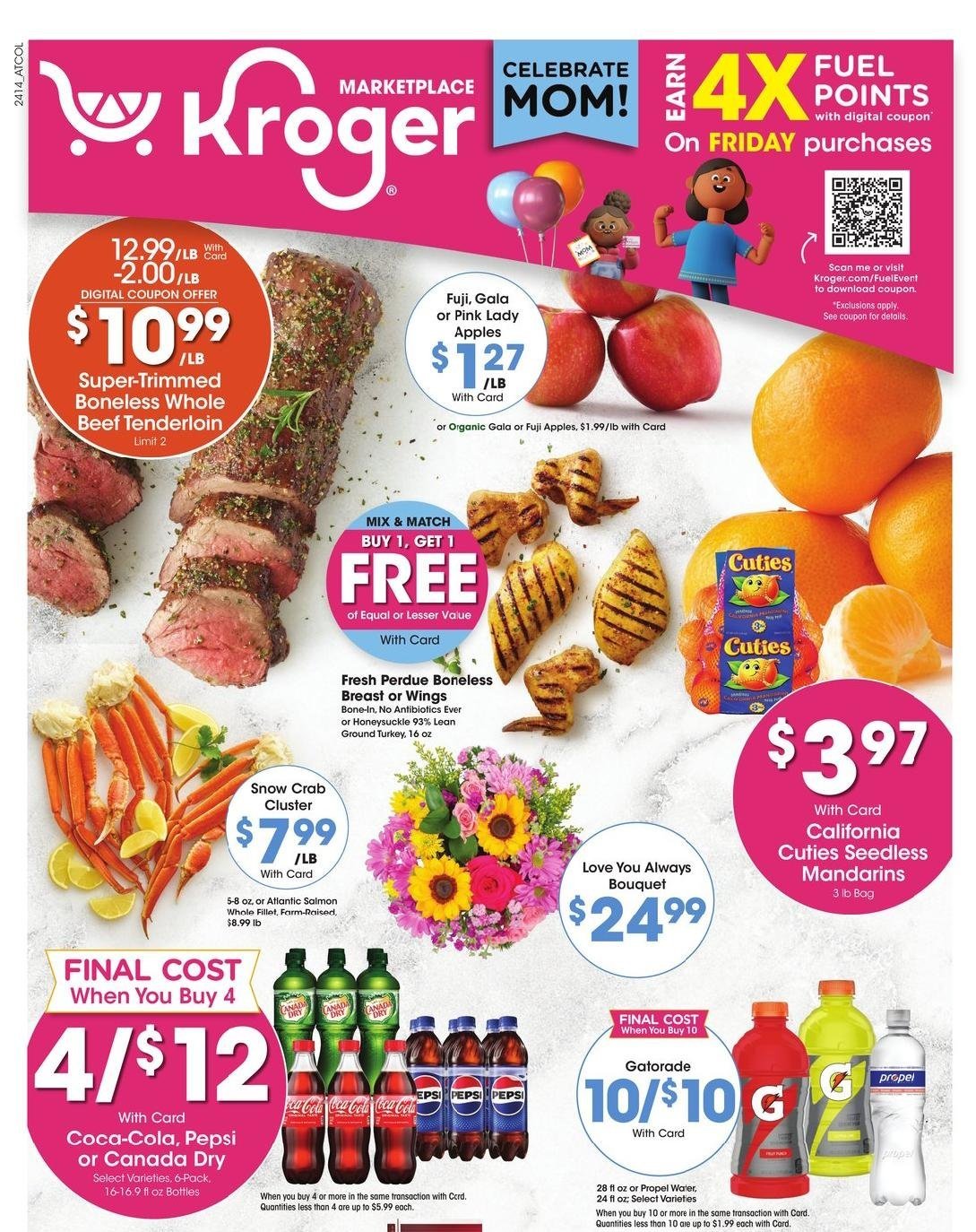 Kroger weekly ad - page 1