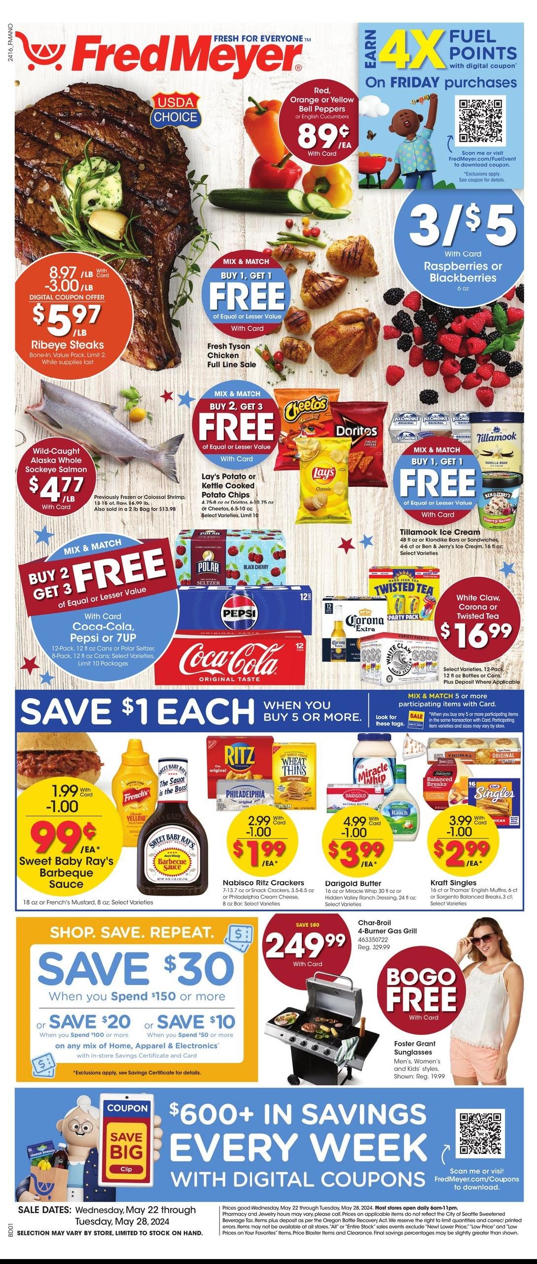 Fred Meyer weekly ad - page 1