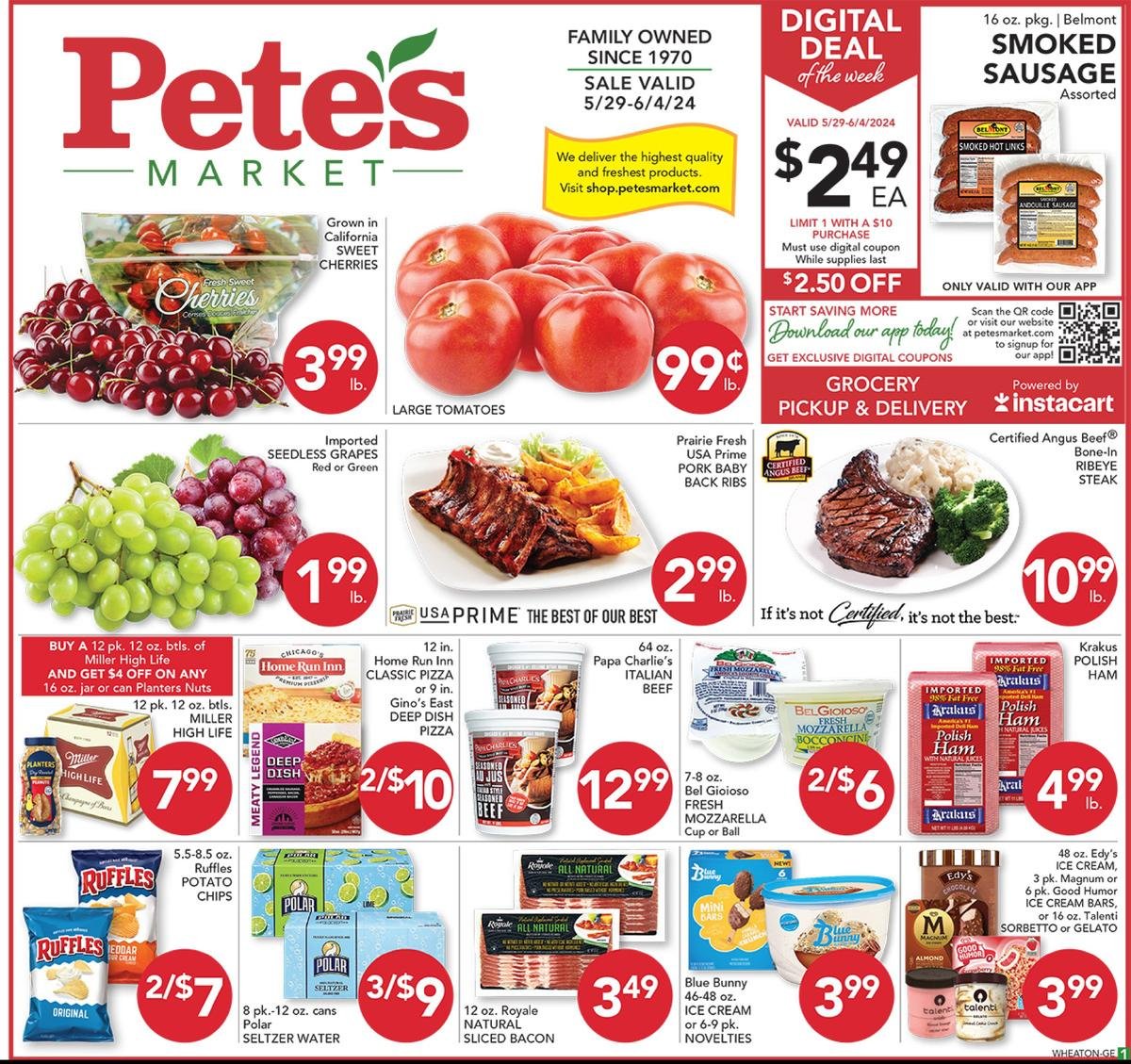 Pete's Fresh Market weekly ad - page 1