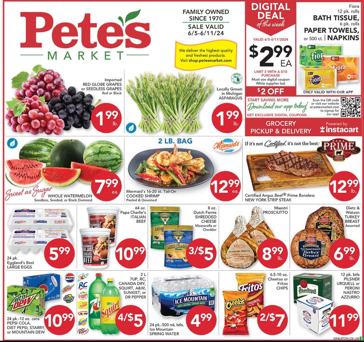 Pete's Fresh Market weekly ad - page 1