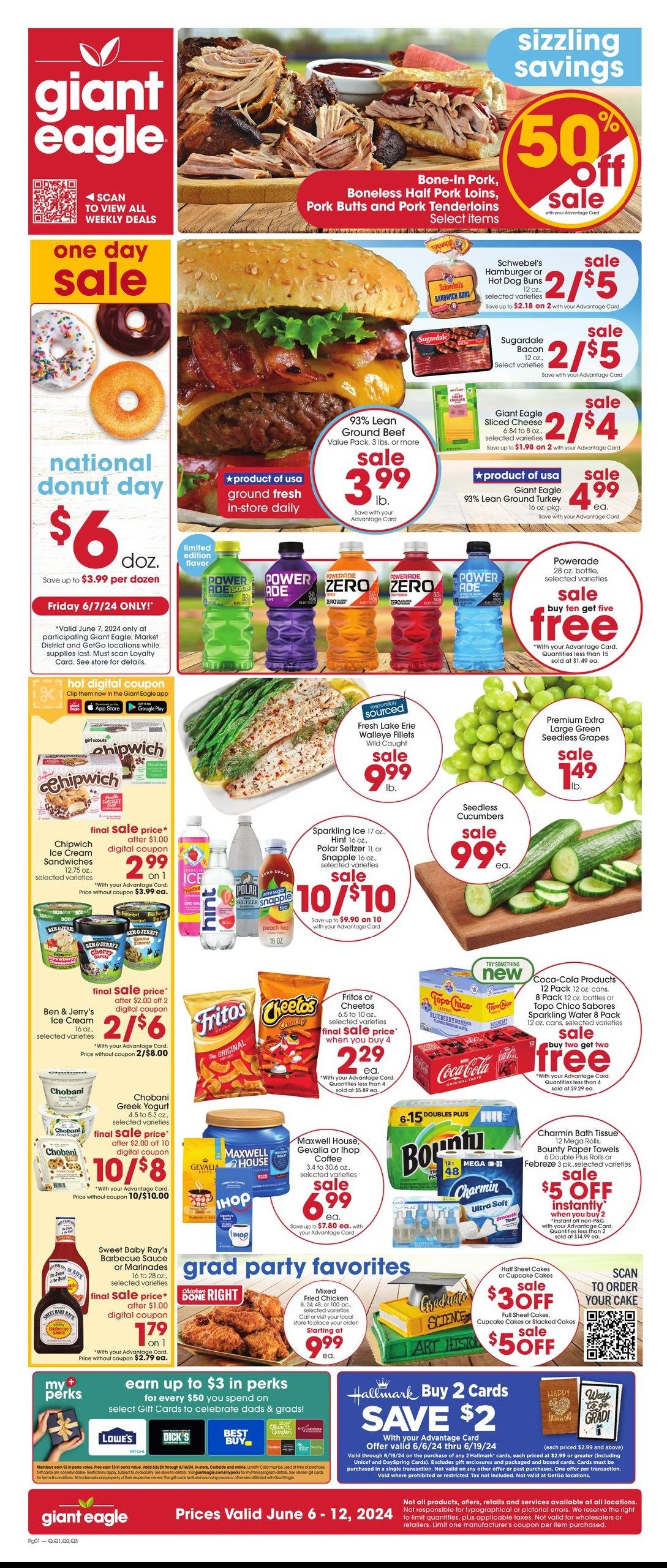 Giant Eagle weekly ad - page 1