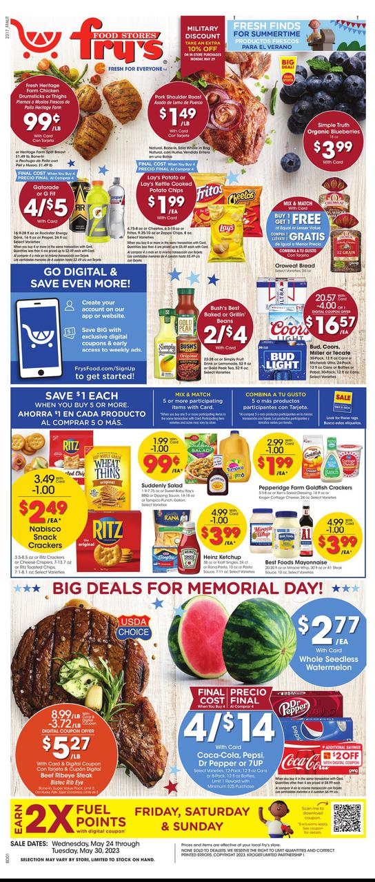 fry's food weekly ad