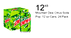 Mountain Dew Citrus Soda Pop, 12 oz Cans, 24 Pack