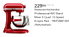 Restored KitchenAid Professional 600 Stand Mixer 6 Quart 10-Speed Empire Red – RKP26M1XER (Refurbished)